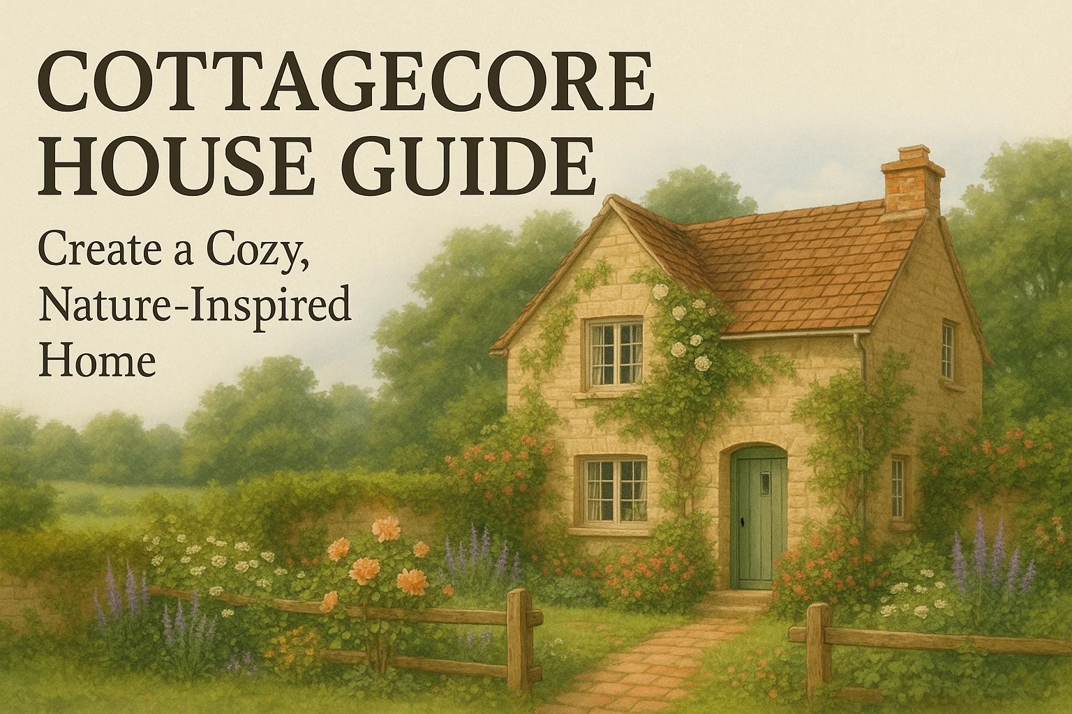 Read more about the article Cottagecore House Guide: Create a Cozy, Nature-Inspired Home
